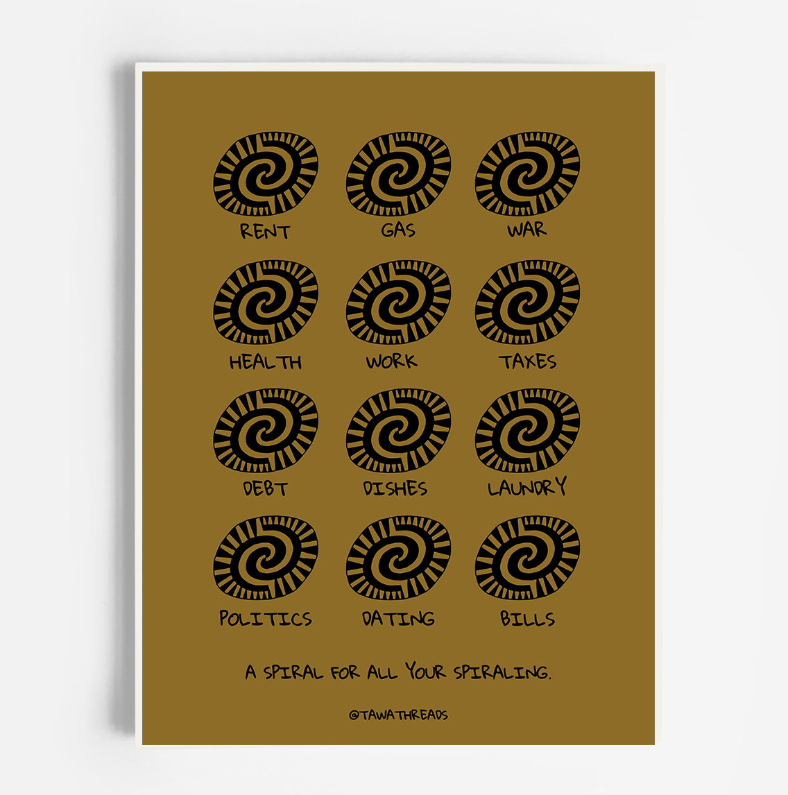 Spirals | Matte Paper | Art Print