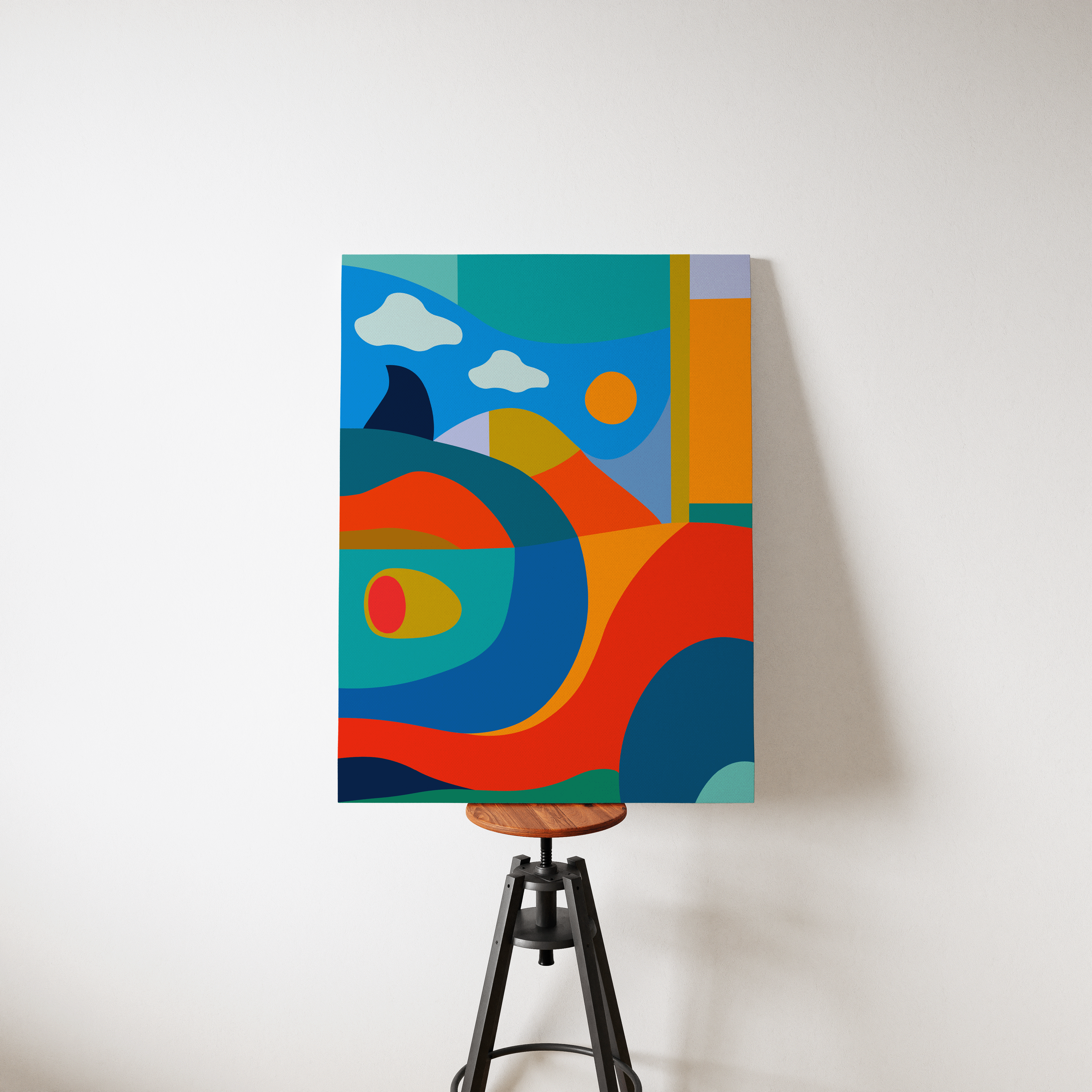 Bubbled | Large Stretched Canvas | Large Art Print