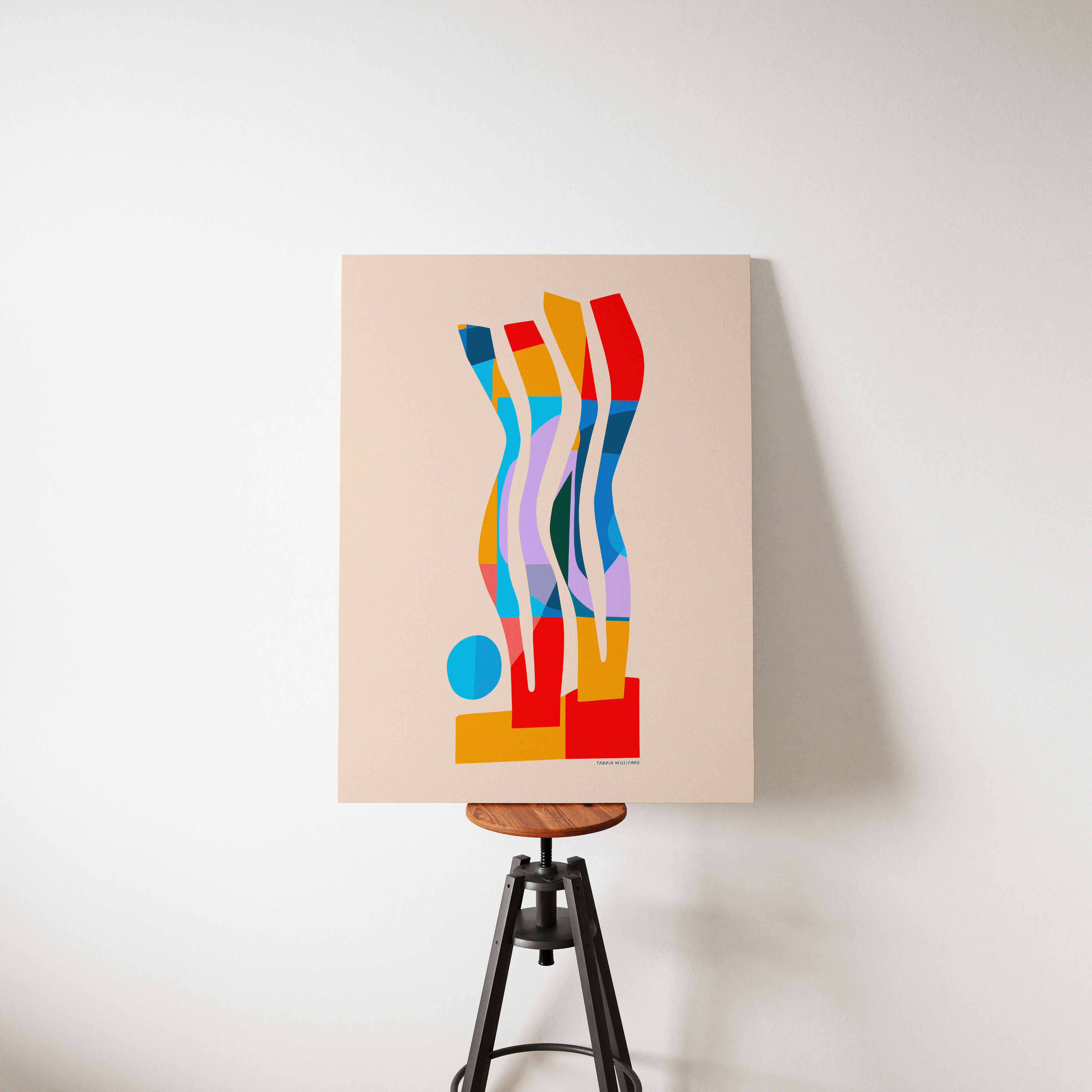 Because Cacti Need Hugs Too | Large Stretched Canvas | Large Art Print