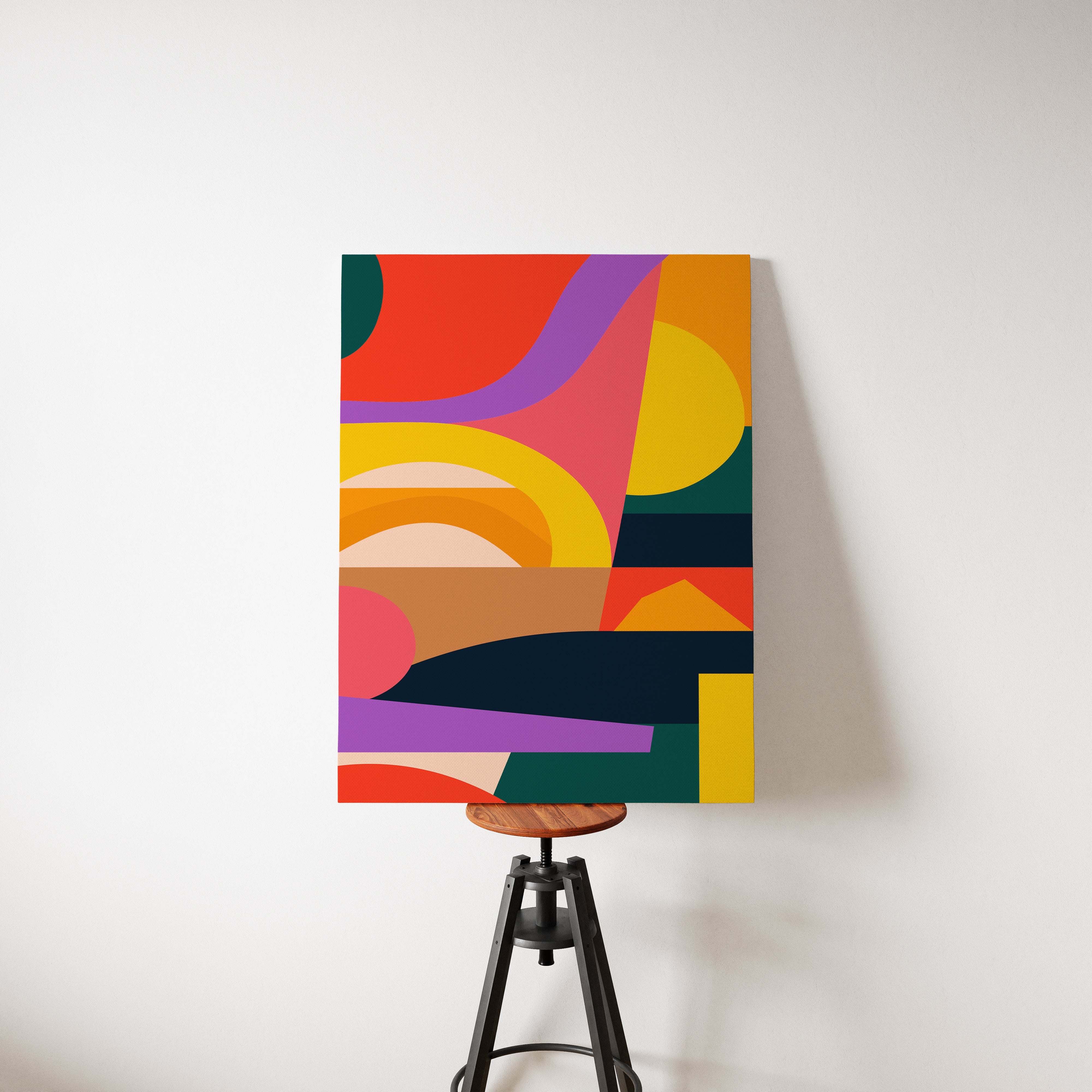 Cityscape | Large Stretched Canvas | Large Art Print