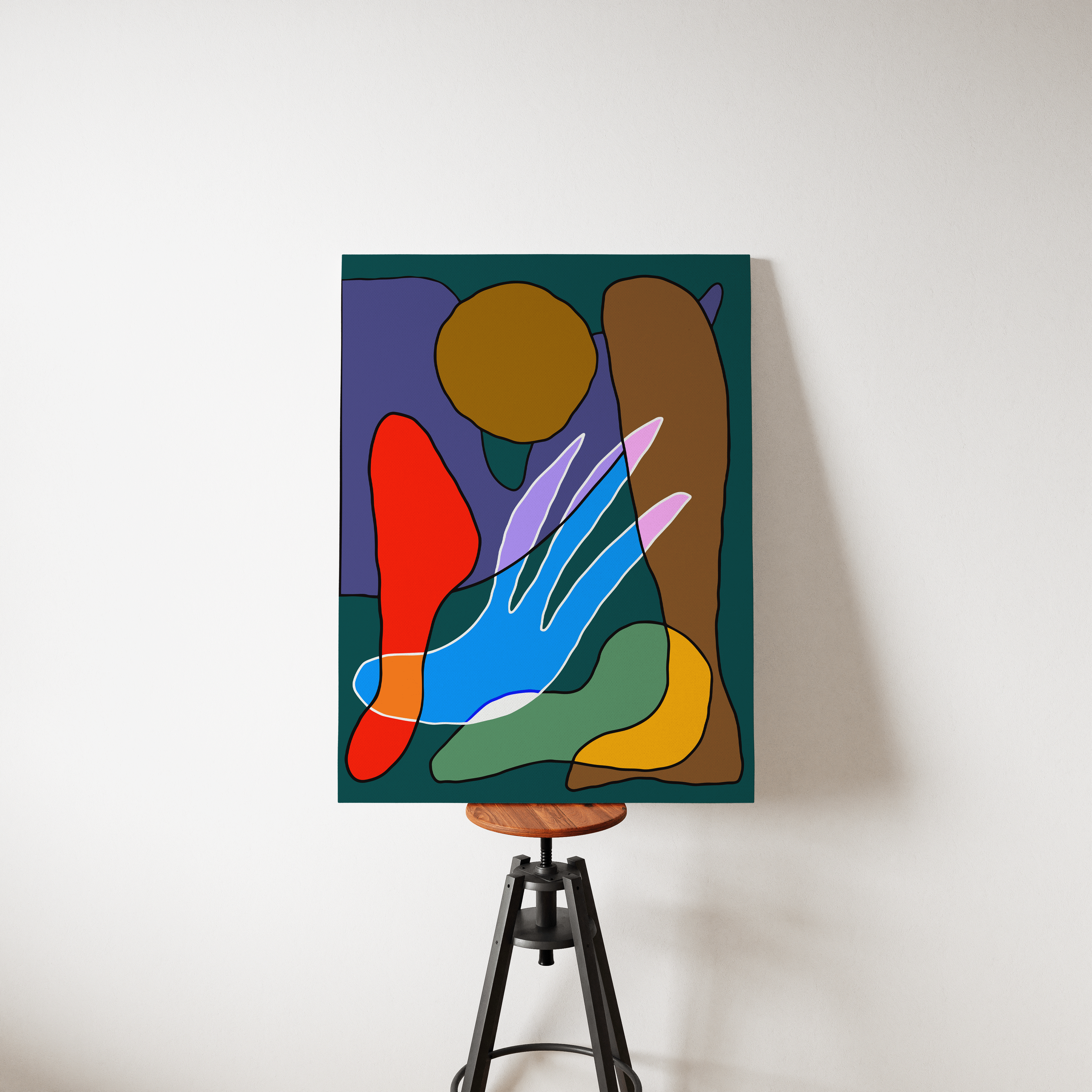 Deep Sea | Large Stretched Canvas | Large Art Print