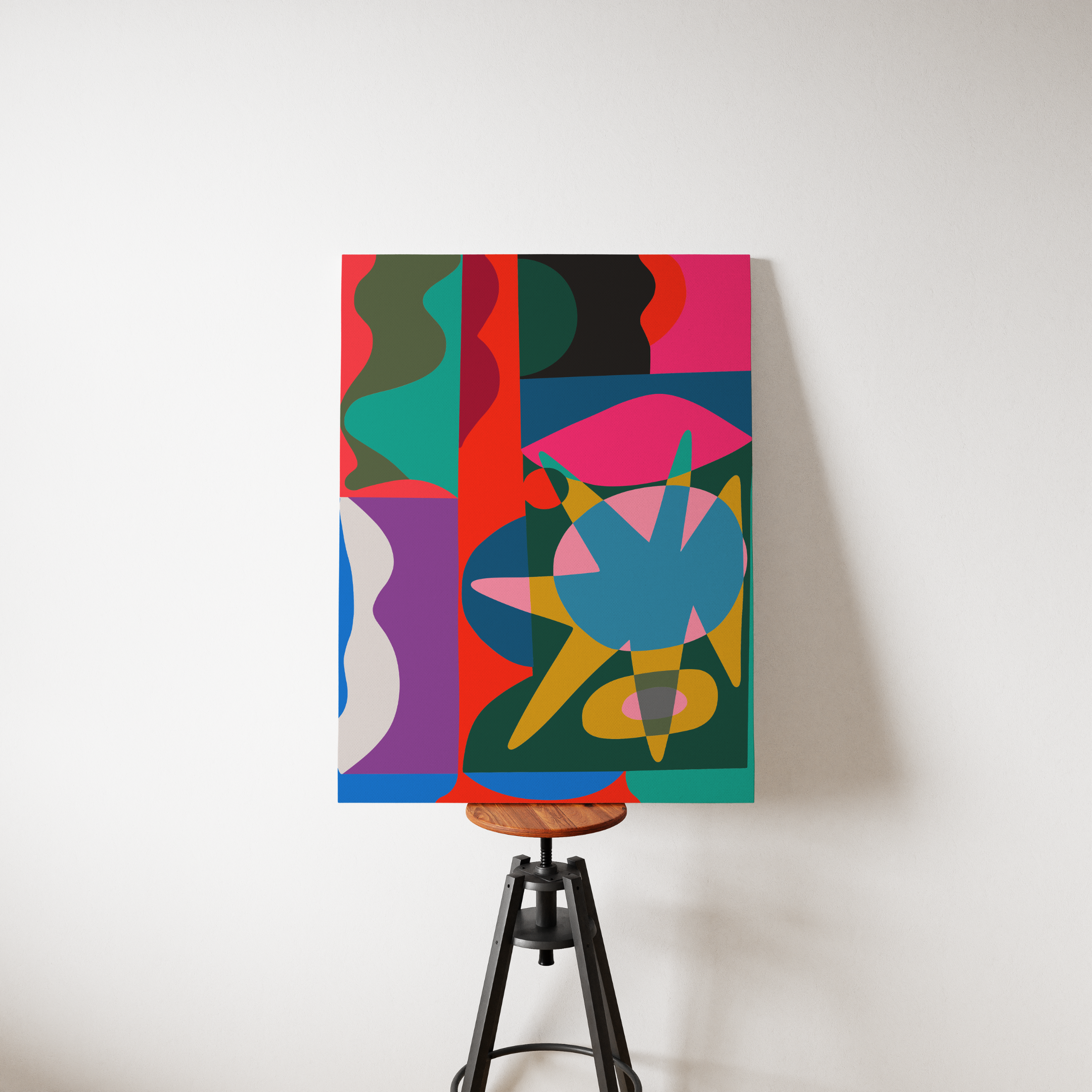 Meteor Shower | Large Stretched Canvas | Large Art Print