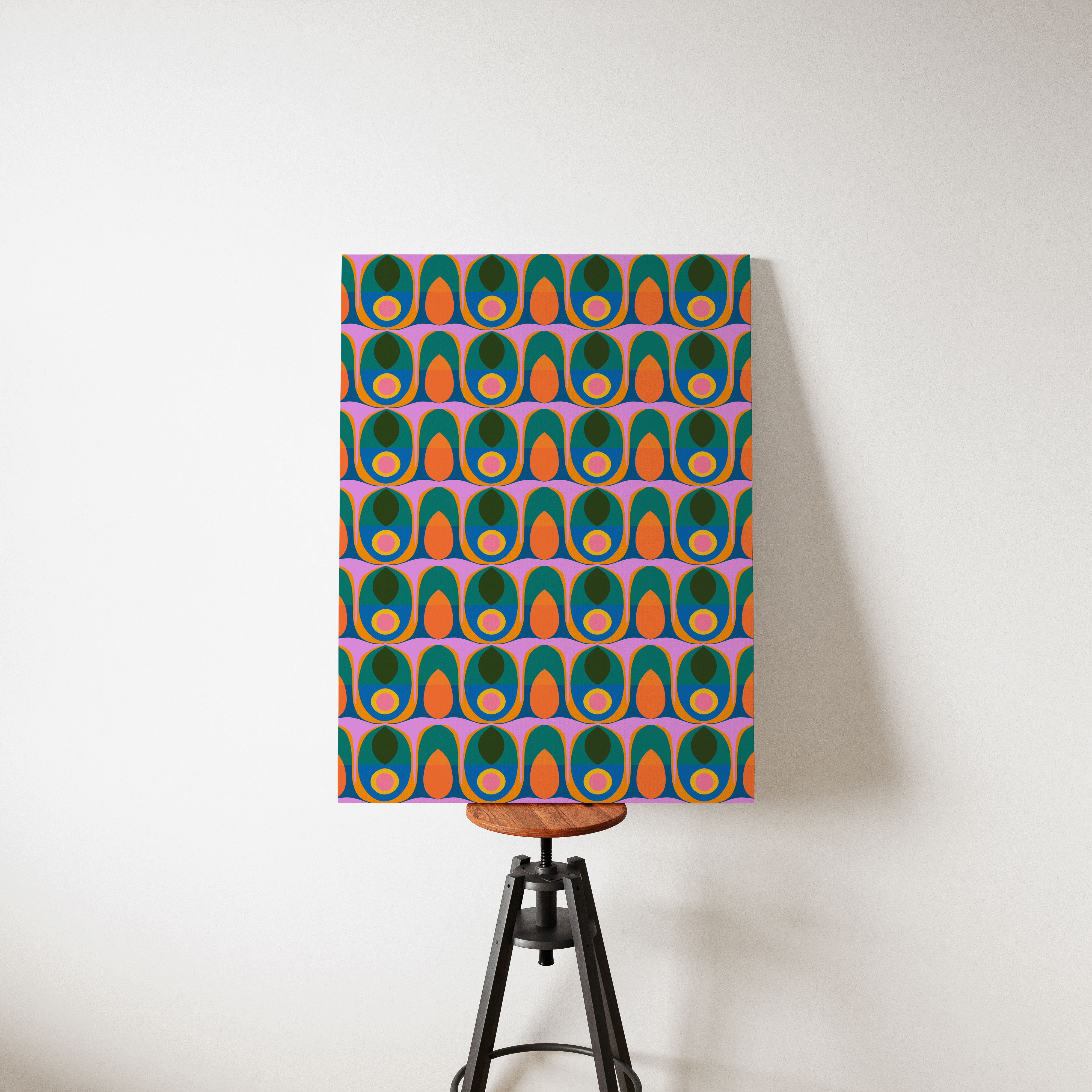 Psychedelic Pulse | Large Stretched Canvas | Large Art Print