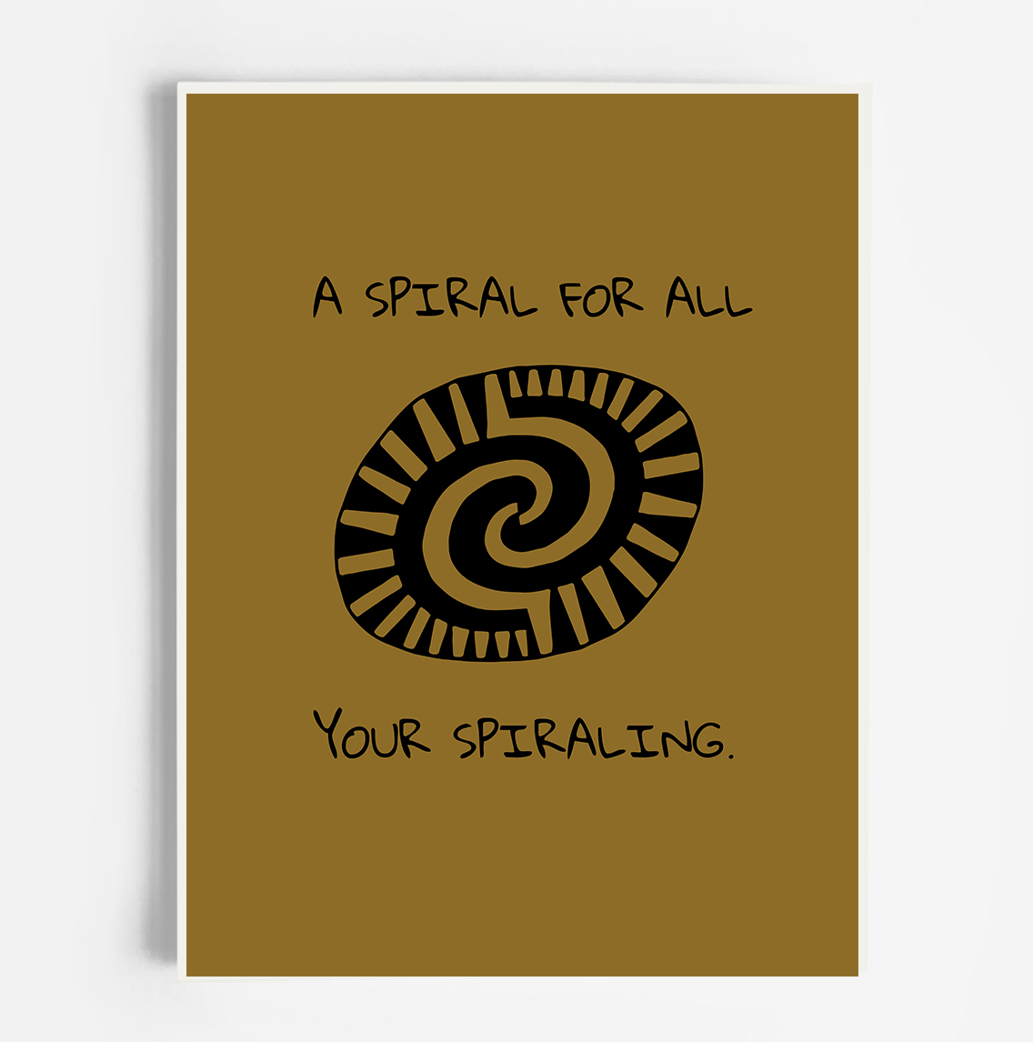 A Spiral | Matte Paper | Art Print