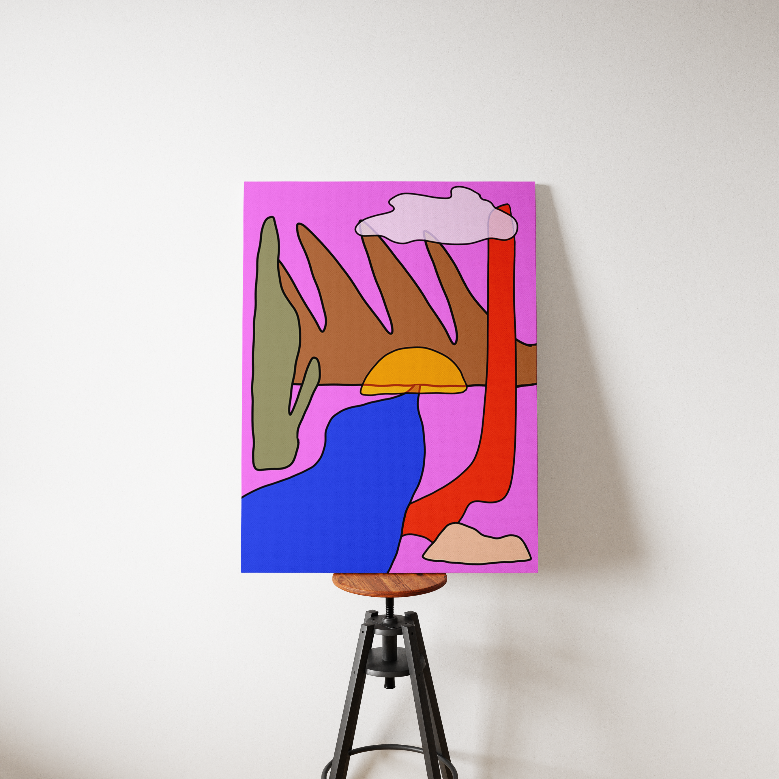 Sweet Marfa | Large Stretched Canvas | Large Art Print