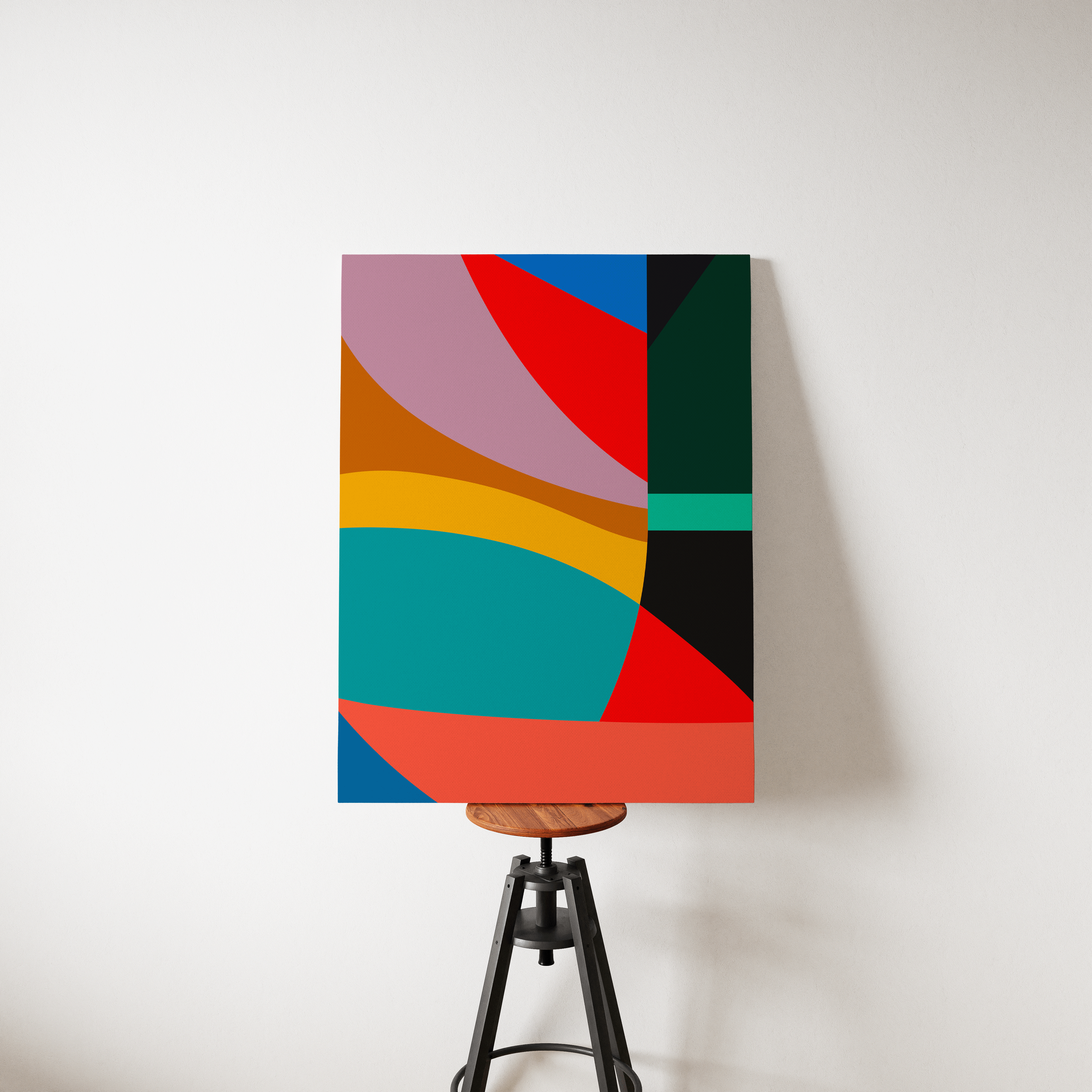 Tropical Trees | Large Stretched Canvas | Large Art Print